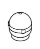 AXOR-HG-Griff-Axor-Uno-Warmwasserseite-weiss-13292450 gallery number 1